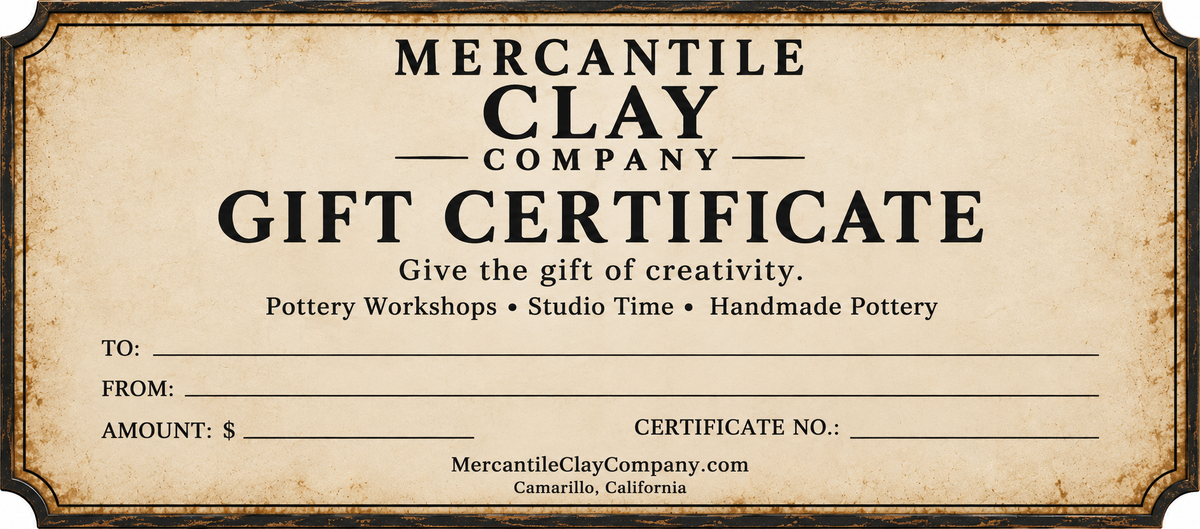 Mercantile Clay Company E Gift Card